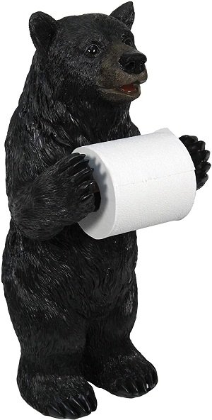 Rivers Edge Products Standing Bear Toilet Paper Holder
