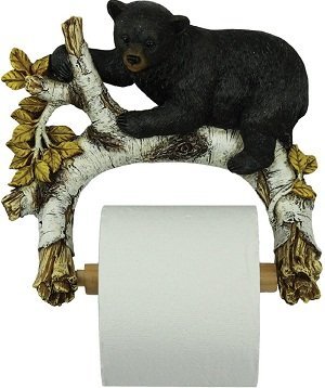 Cute Bear on a Tree Toilet Paper Holder