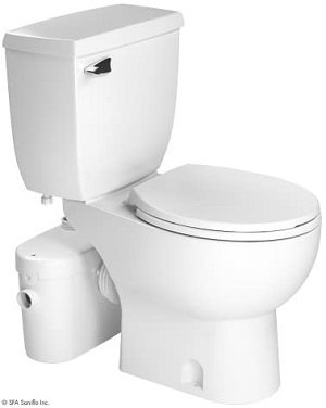  Saniflo Two Piece Round Bowl Toilet