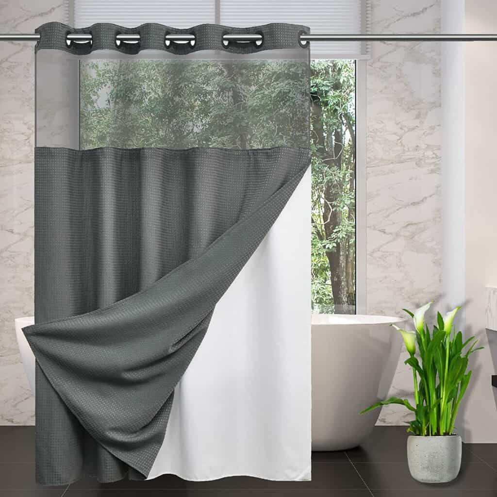 The 5 Best Shower Curtains For WalkIn Showers Spruce Bathroom