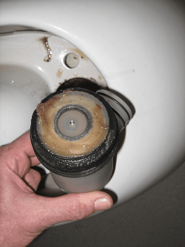 A dismantled clogged valve: https://commons.wikimedia.org/w/index.php?search=toilet+clog&title=Special:MediaSearch&go=Go&type=image